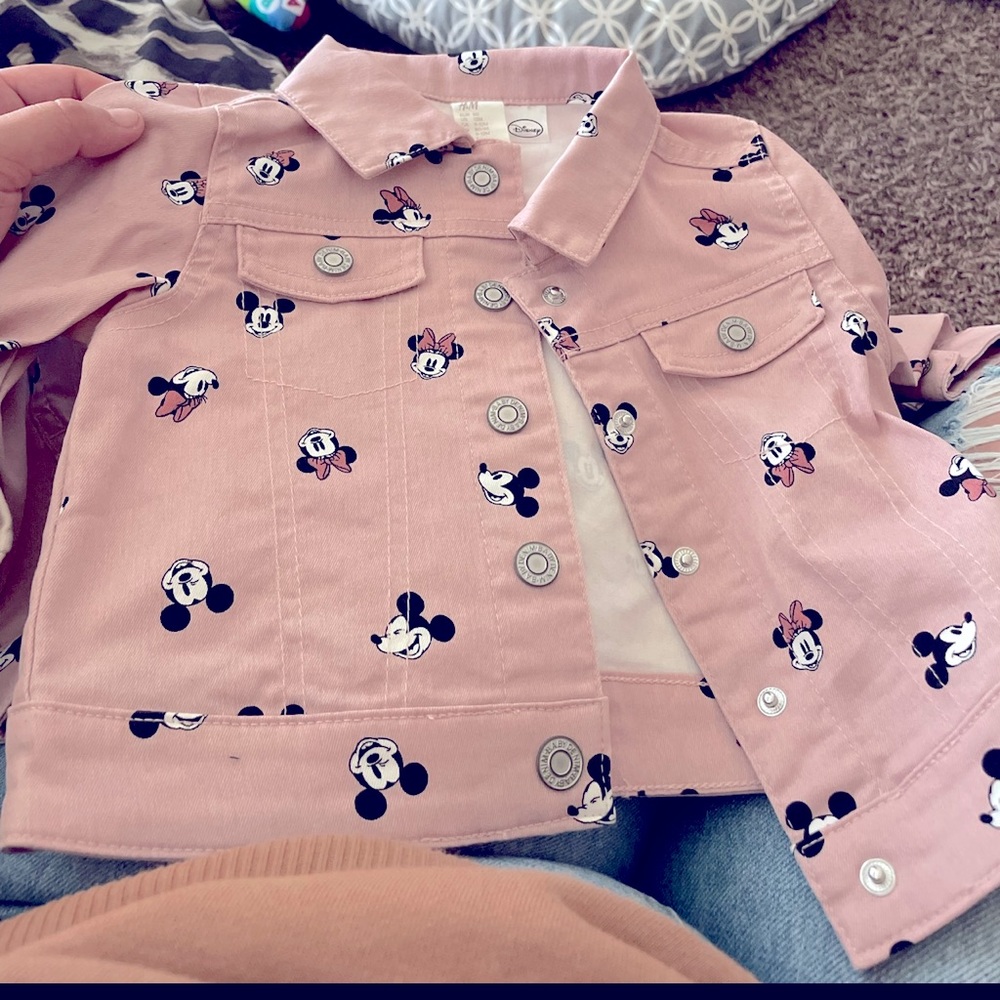 Mini mouse Jean jacket and pants